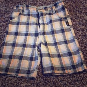 Plaid boys shorts